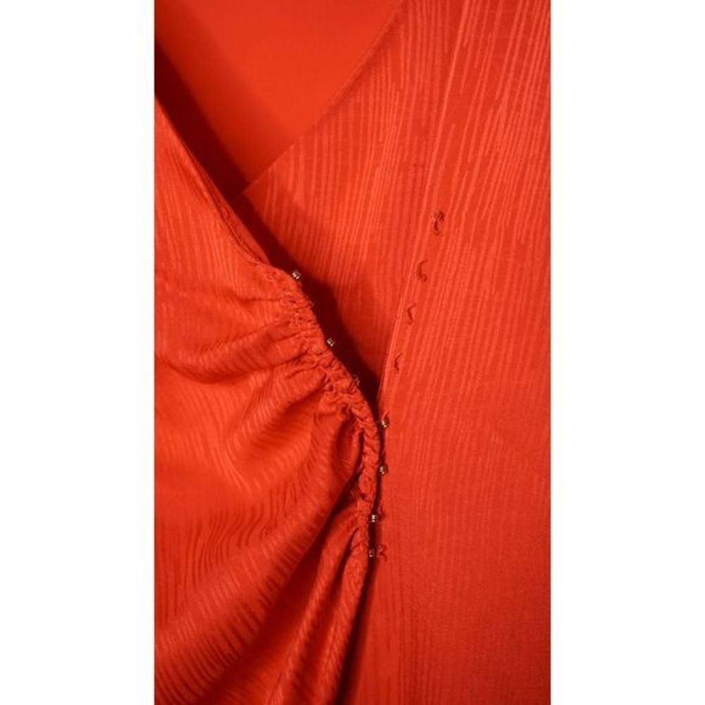 House of Harlow 1960 x Revolve‎ Alvaro V-Neck Wrap Dress Red Size XS Women's - Picture 8 of 10